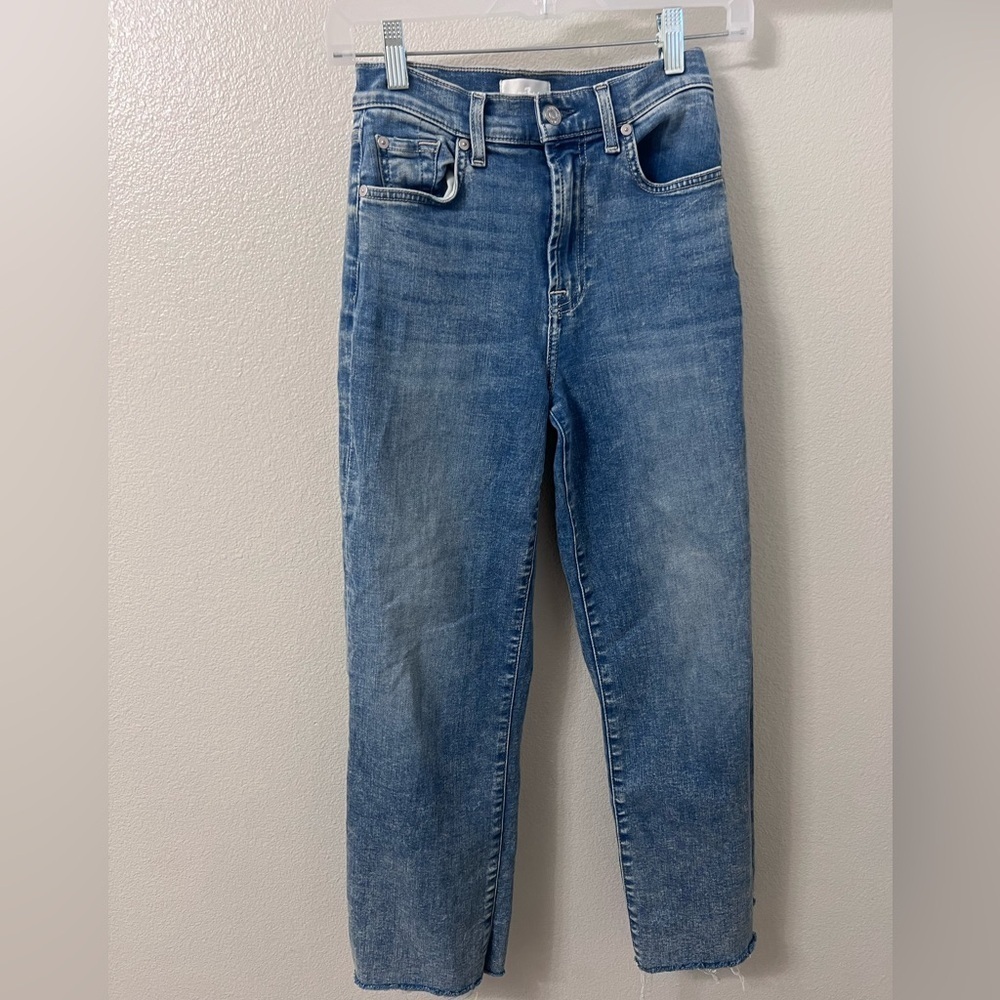 Cropped Alexa 7 For All Mankind Jeans Size 24